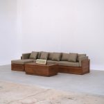 Kursi Sofa L Shape Kayu Jati Minimalis Modern Mewah - Image 3